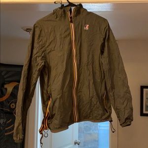 Packable rain jacket